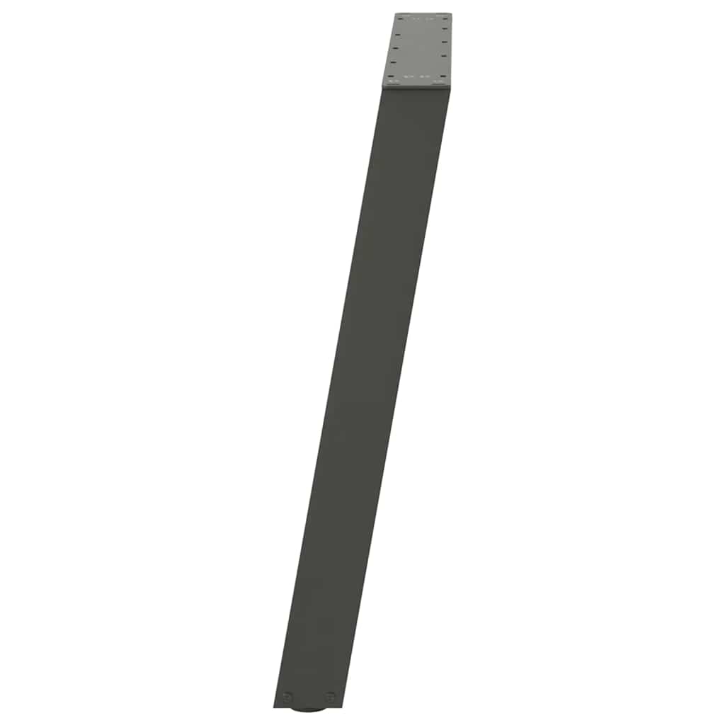 Valgomojo stalo kojos, 2 vnt., antracito spalvos, 80x(72 - 73) cm, plienas, U formos - Namų Idėja