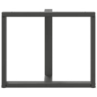 Valgomojo stalo kojos, 2 vnt., antracito spalvos, 90x35x(72 - 73) cm, plienas - Namų Idėja