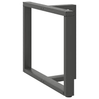 Valgomojo stalo kojos, 2 vnt., antracito spalvos, 90x35x(72 - 73) cm, plienas - Namų Idėja