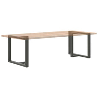 Valgomojo stalo kojos, 2 vnt., antracito spalvos, 90x35x(72 - 73) cm, plienas - Namų Idėja
