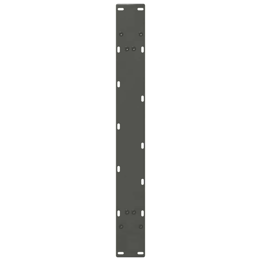 Valgomojo stalo kojos, 2 vnt., antracito spalvos, A formos, 90x(72 - 73) cm, plienas - Namų Idėja