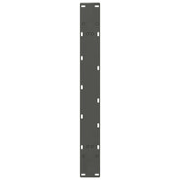 Valgomojo stalo kojos, 2 vnt., antracito spalvos, A formos, 90x(72 - 73) cm, plienas - Namų Idėja