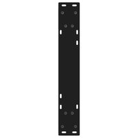 Valgomojo stalo kojos, 2 vnt., juodos, 60x(72 - 73,3) cm, plienas - Namų Idėja