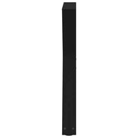 Valgomojo stalo kojos, 2 vnt., juodos, 60x(72 - 73,3) cm, plienas - Namų Idėja