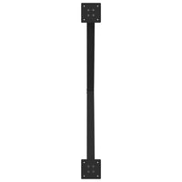Valgomojo stalo kojos, 2 vnt., juodos, 90x(72 - 73) cm, plienas, X formos - Namų Idėja
