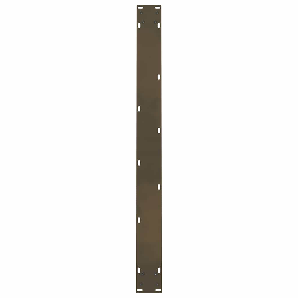 Valgomojo stalo kojos, 2 vnt., natūralaus plieno, 90x(72 - 73) cm, plienas - Namų Idėja