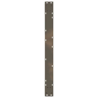 Valgomojo stalo kojos, 2 vnt., natūralus plienas, 90x(72 - 73,3) cm, plienas - Namų Idėja