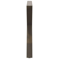 Valgomojo stalo kojos, 2 vnt., natūralus plienas, 90x(72 - 73,3) cm, plienas - Namų Idėja