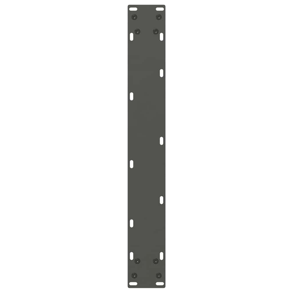 Valgomojo stalo kojos, 3 vnt., antracito spalvos, 70x(72 - 73) cm, plienas, U formos - Namų Idėja