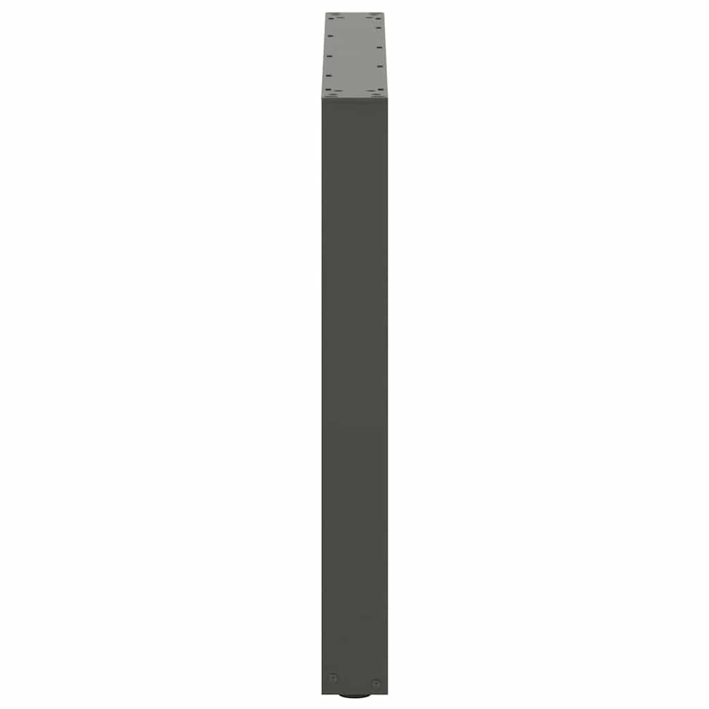 Valgomojo stalo kojos, 3 vnt., antracito spalvos, 80x(72 - 73) cm, plienas, U formos - Namų Idėja