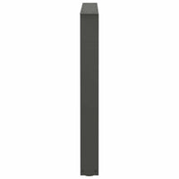 Valgomojo stalo kojos, 3 vnt., antracito spalvos, 80x(72 - 73,3) cm, plienas, V formos - Namų Idėja