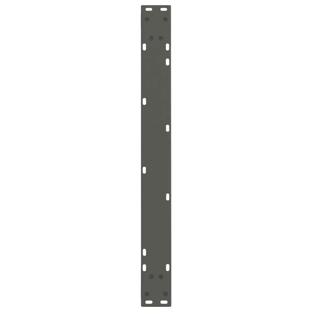 Valgomojo stalo kojos, 3 vnt., antracito spalvos, 80x(72 - 73,3) cm, plienas, V formos - Namų Idėja