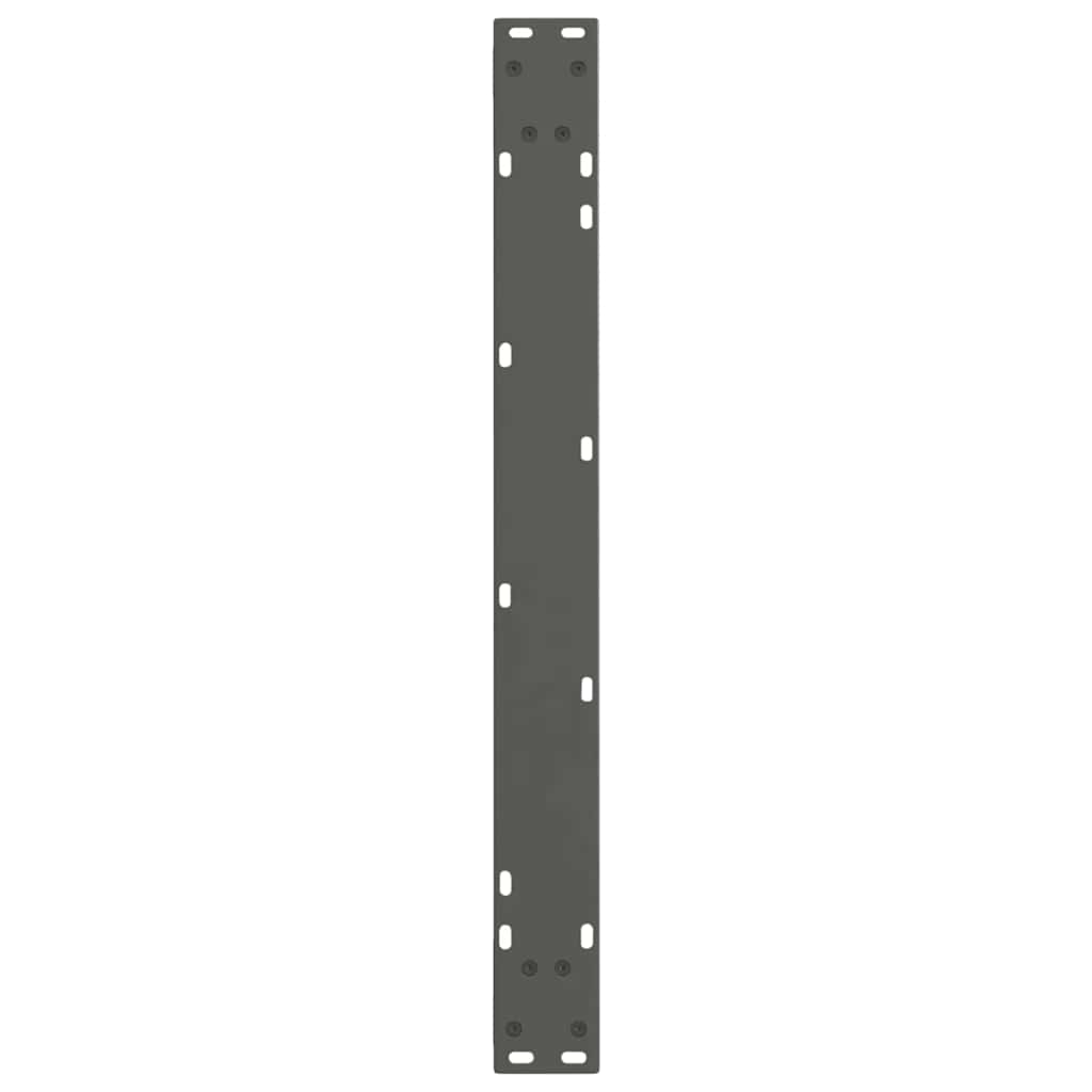 Valgomojo stalo kojos, 3 vnt., antracito spalvos, 90x(72 - 73,3) cm, plienas - Namų Idėja