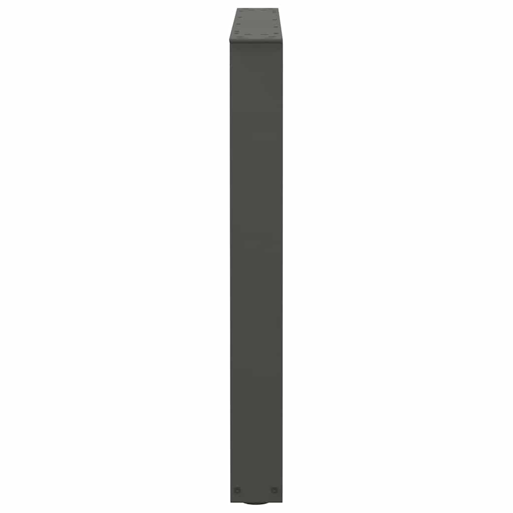 Valgomojo stalo kojos, 3 vnt., antracito spalvos, 90x(72 - 73,3) cm, plienas - Namų Idėja
