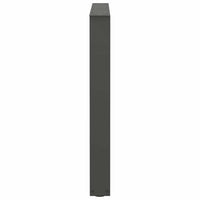 Valgomojo stalo kojos, 3 vnt., antracito spalvos, 90x(72 - 73,3) cm, plienas - Namų Idėja