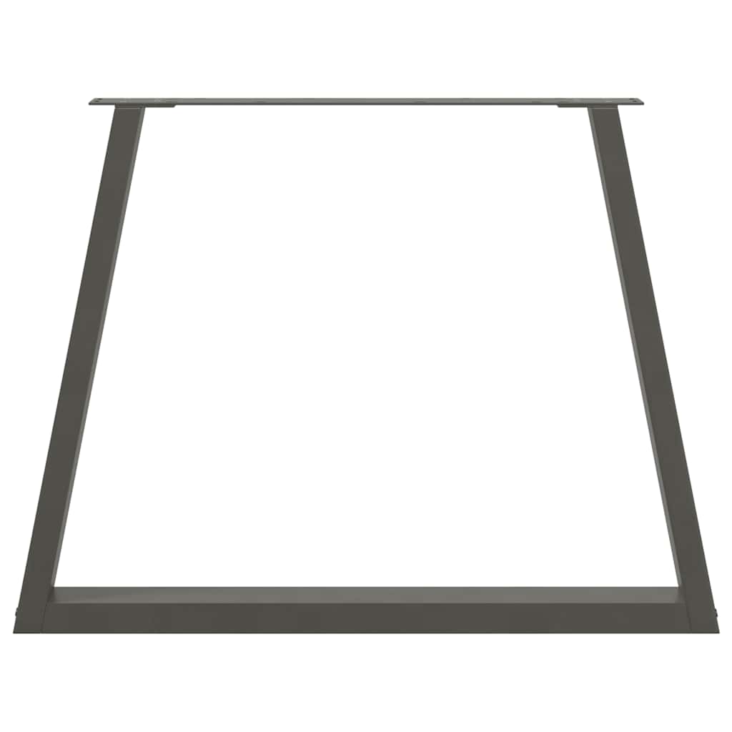 Valgomojo stalo kojos, 3 vnt., antracito spalvos, 90x(72 - 73,3) cm, plienas - Namų Idėja