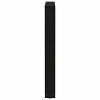 Valgomojo stalo kojos, 3 vnt., juodos, 70x(72 - 73,3) cm, plienas, V formos - Namų Idėja
