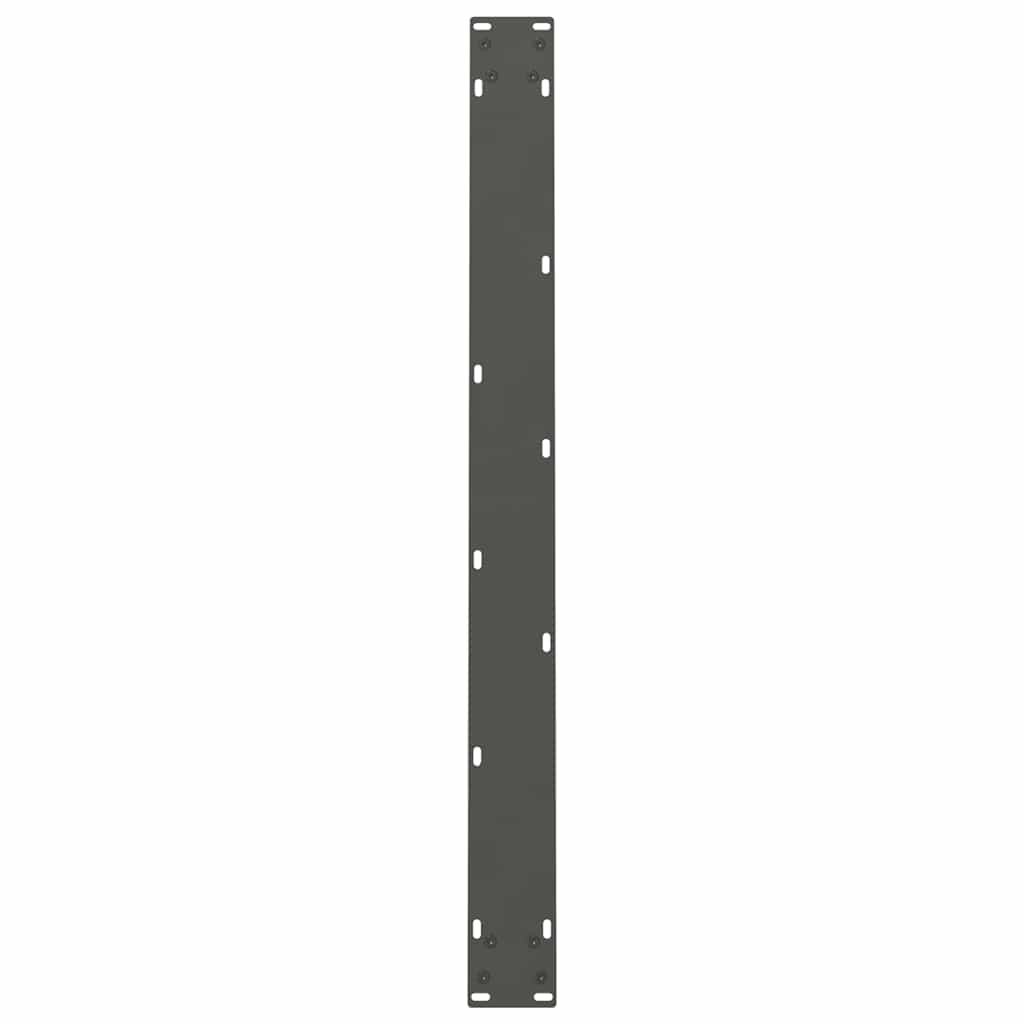 Valgomojo stalo kojos, antracito spalvos, 2 vnt., 100x(72 - 73) cm, plienas - Namų Idėja