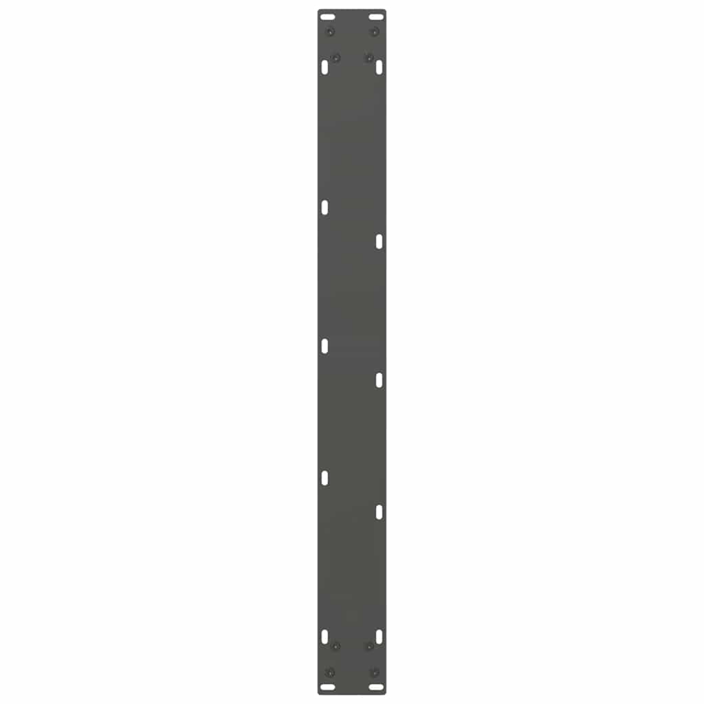 Valgomojo stalo kojos, antracito spalvos, 2 vnt., 70x(72 - 73) cm, plienas - Namų Idėja