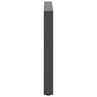Valgomojo stalo kojos, antracito spalvos, 2 vnt., 80x(72 - 73) cm, plienas - Namų Idėja