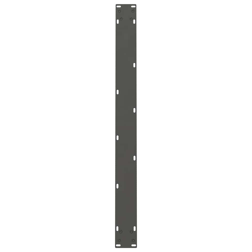 Valgomojo stalo kojos, antracito spalvos, 2 vnt., 90x(72 - 73) cm, plienas - Namų Idėja