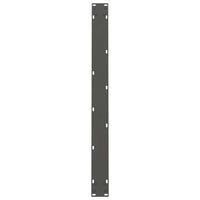 Valgomojo stalo kojos, antracito spalvos, 2 vnt., 90x(72 - 73) cm, plienas - Namų Idėja