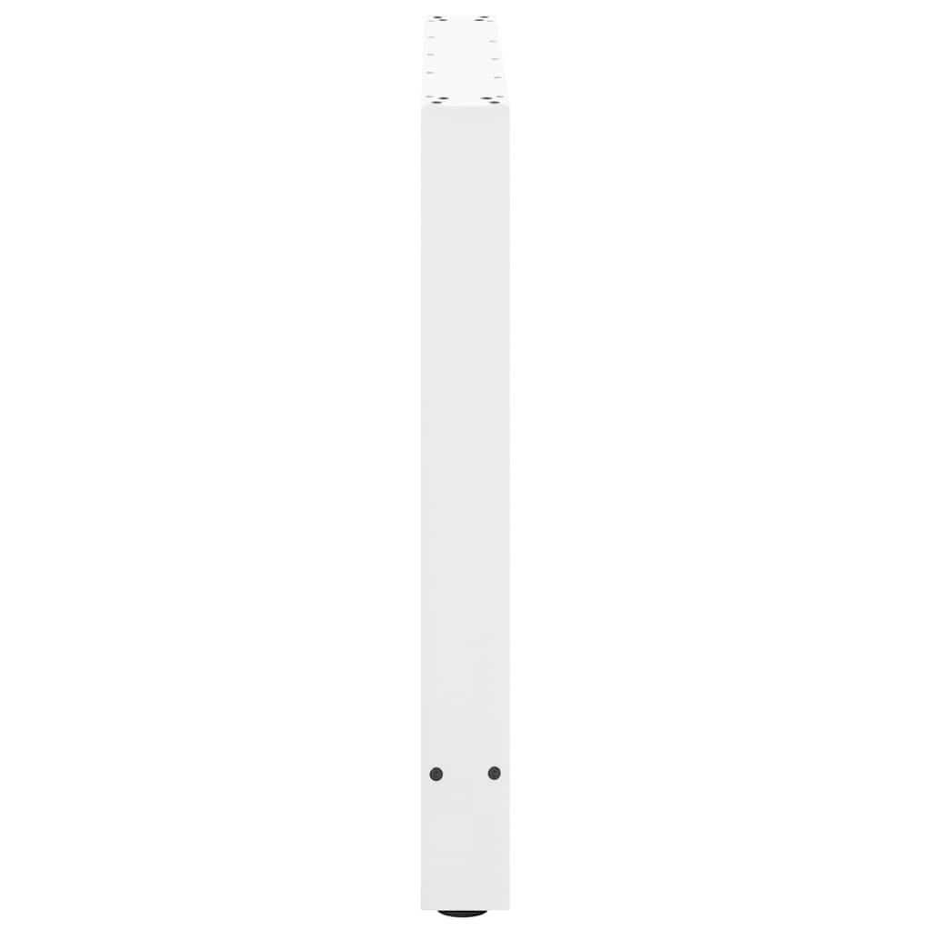 Valgomojo stalo kojos, baltos, 2 vnt., 100 x (72 - 73) cm, plienas - Namų Idėja