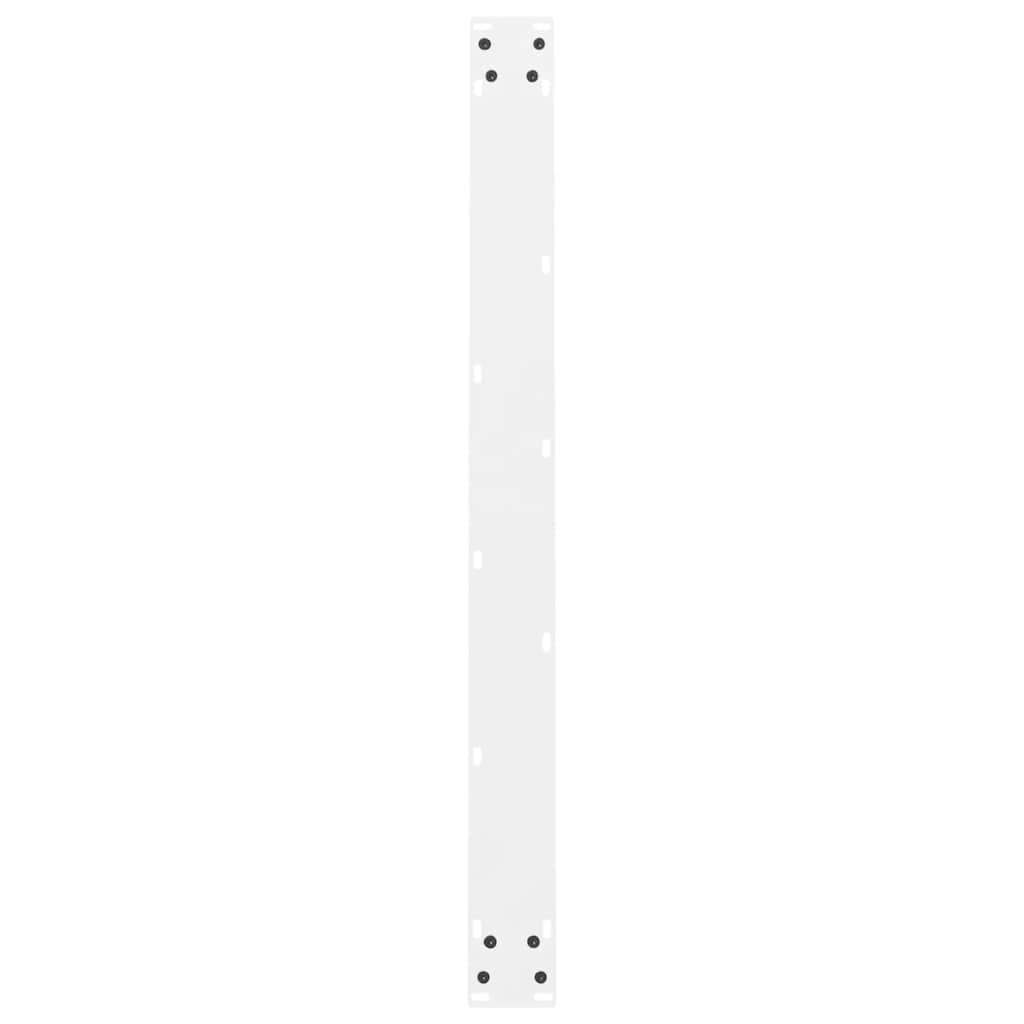 Valgomojo stalo kojos, baltos, 2 vnt., 100 x (72 - 73) cm, plienas - Namų Idėja