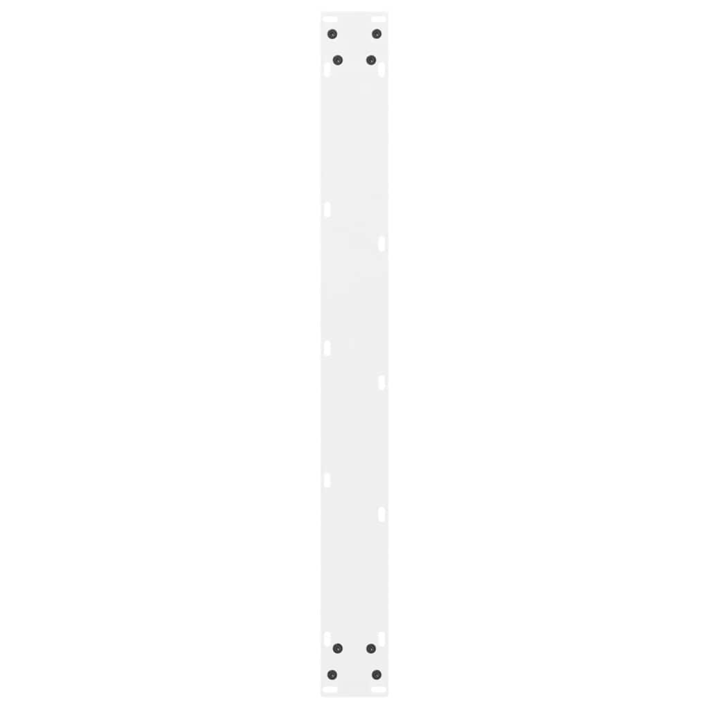 Valgomojo stalo kojos, baltos, 2 vnt., 80x(72 - 73) cm, plienas - Namų Idėja