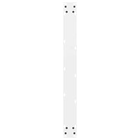 Valgomojo stalo kojos, baltos, 2 vnt., 80x(72 - 73) cm, plienas - Namų Idėja