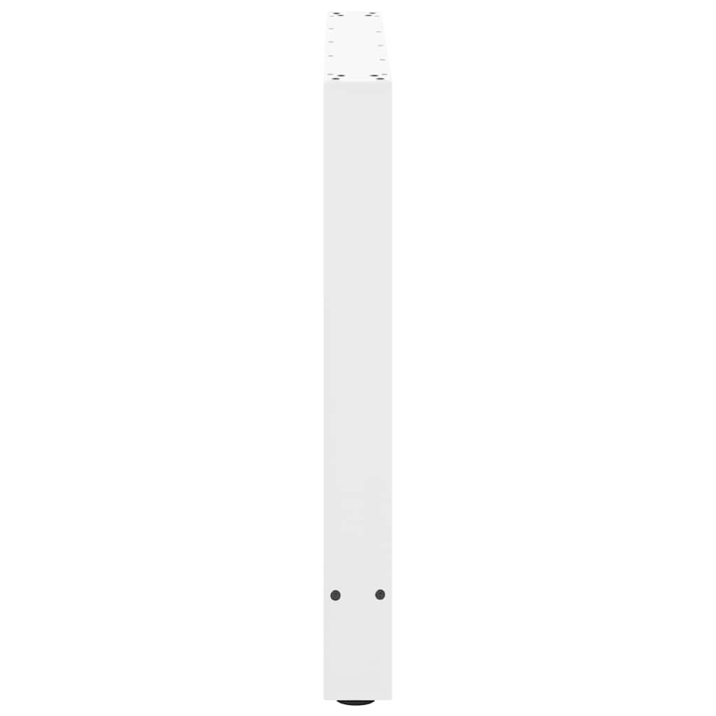 Valgomojo stalo kojos, baltos, 2 vnt., 90x(72 - 73) cm, plienas - Namų Idėja