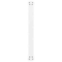 Valgomojo stalo kojos, baltos, 2 vnt., 90x(72 - 73) cm, plienas - Namų Idėja