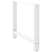 Valgomojo stalo kojos, baltos, 2 vnt., 90x(72 - 73) cm, plienas - Namų Idėja