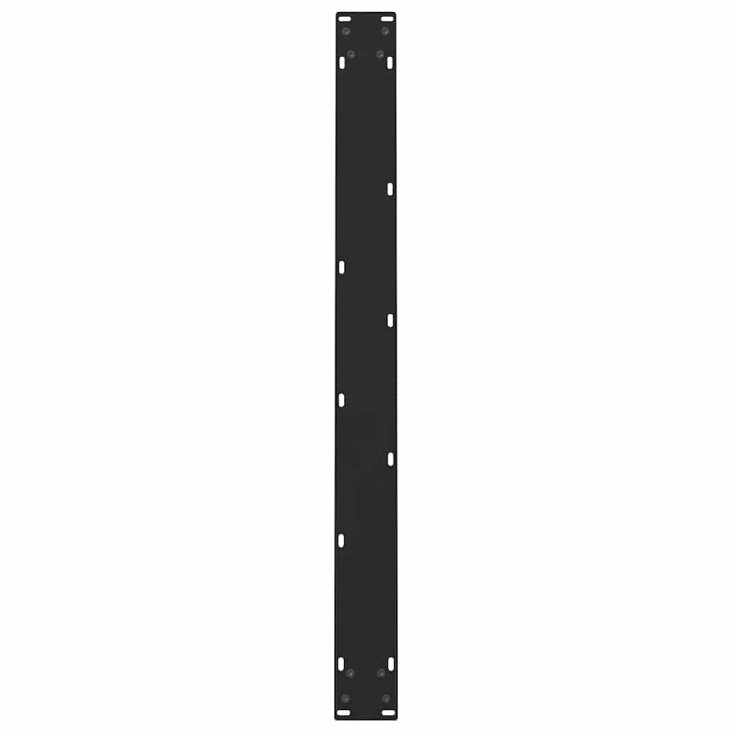 Valgomojo stalo kojos, juodos, 2 vnt., 100 x (72 - 73) cm, plienas - Namų Idėja