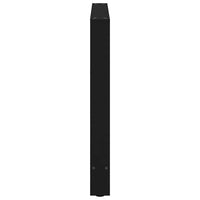 Valgomojo stalo kojos, juodos, 2 vnt., 100 x (72 - 73) cm, plienas - Namų Idėja