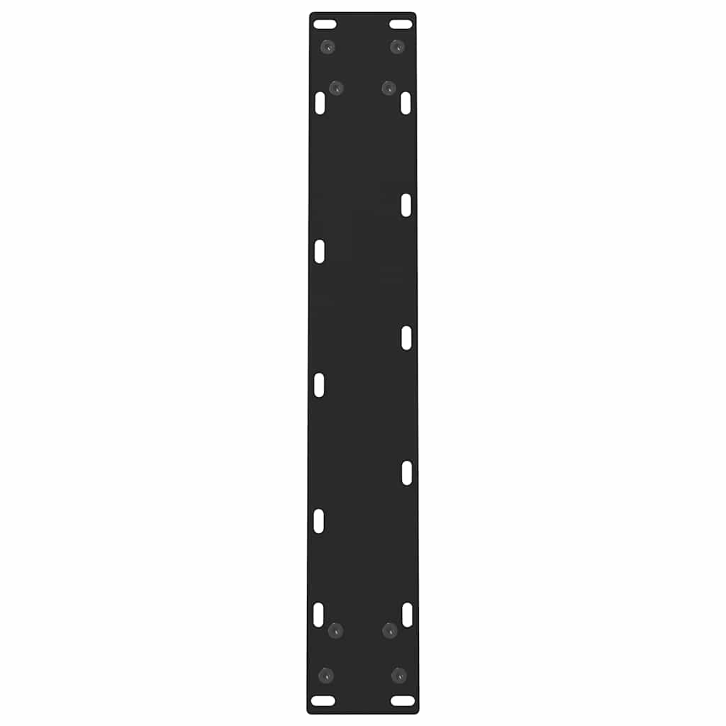 Valgomojo stalo kojos, juodos, 2 vnt., 60x(72 - 73) cm, plienas - Namų Idėja
