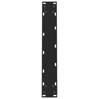 Valgomojo stalo kojos, juodos, 2 vnt., 60x(72 - 73) cm, plienas - Namų Idėja