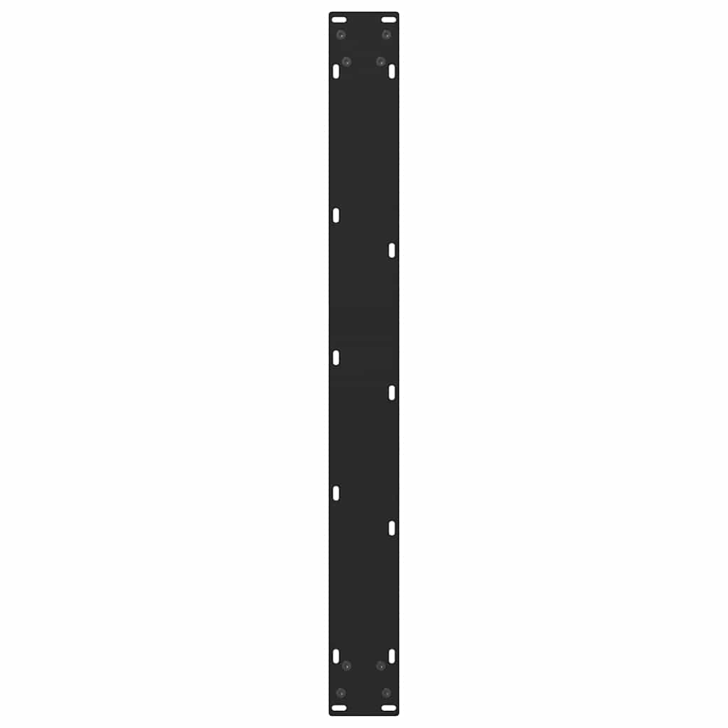 Valgomojo stalo kojos, juodos, 2 vnt., 70x(72 - 73) cm, plienas - Namų Idėja