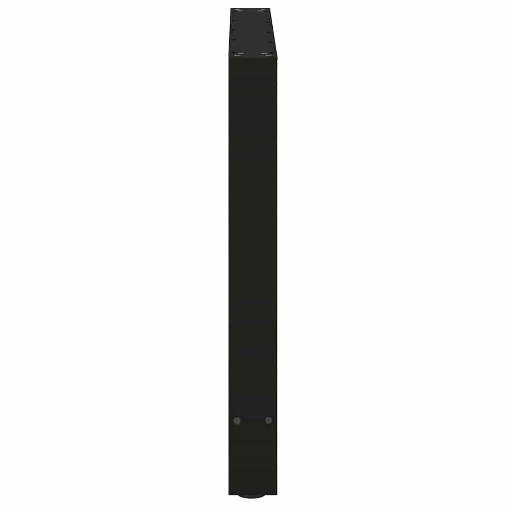Valgomojo stalo kojos, juodos, 2 vnt., 70x(72 - 73) cm, plienas - Namų Idėja