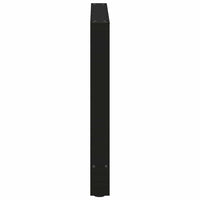 Valgomojo stalo kojos, juodos, 2 vnt., 70x(72 - 73) cm, plienas - Namų Idėja