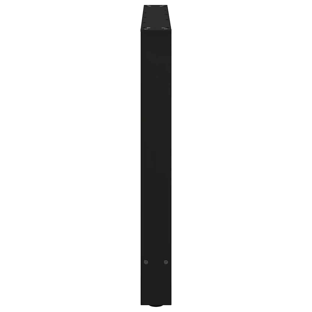 Valgomojo stalo kojos, juodos, 2 vnt., 90x(72 - 73) cm, plienas - Namų Idėja