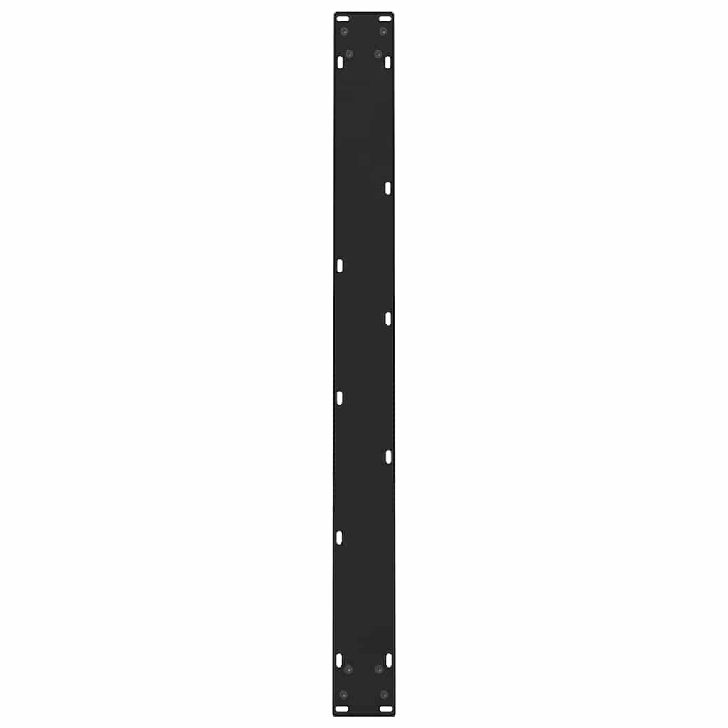 Valgomojo stalo kojos, juodos, 2 vnt., 90x(72 - 73) cm, plienas - Namų Idėja