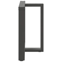 Valgomojo stalo kojos, T formos, 2 vnt., antracito spalvos, 70x35x(72 - 73) cm, plienas - Namų Idėja