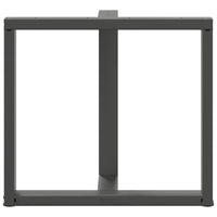 Valgomojo stalo kojos, T formos, 2 vnt., antracito spalvos, 70x35x(72 - 73) cm, plienas - Namų Idėja