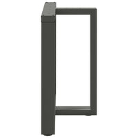 Valgomojo stalo kojos, T formos, 2 vnt., antracito spalvos, 80x35x(72 - 73) cm, plienas - Namų Idėja