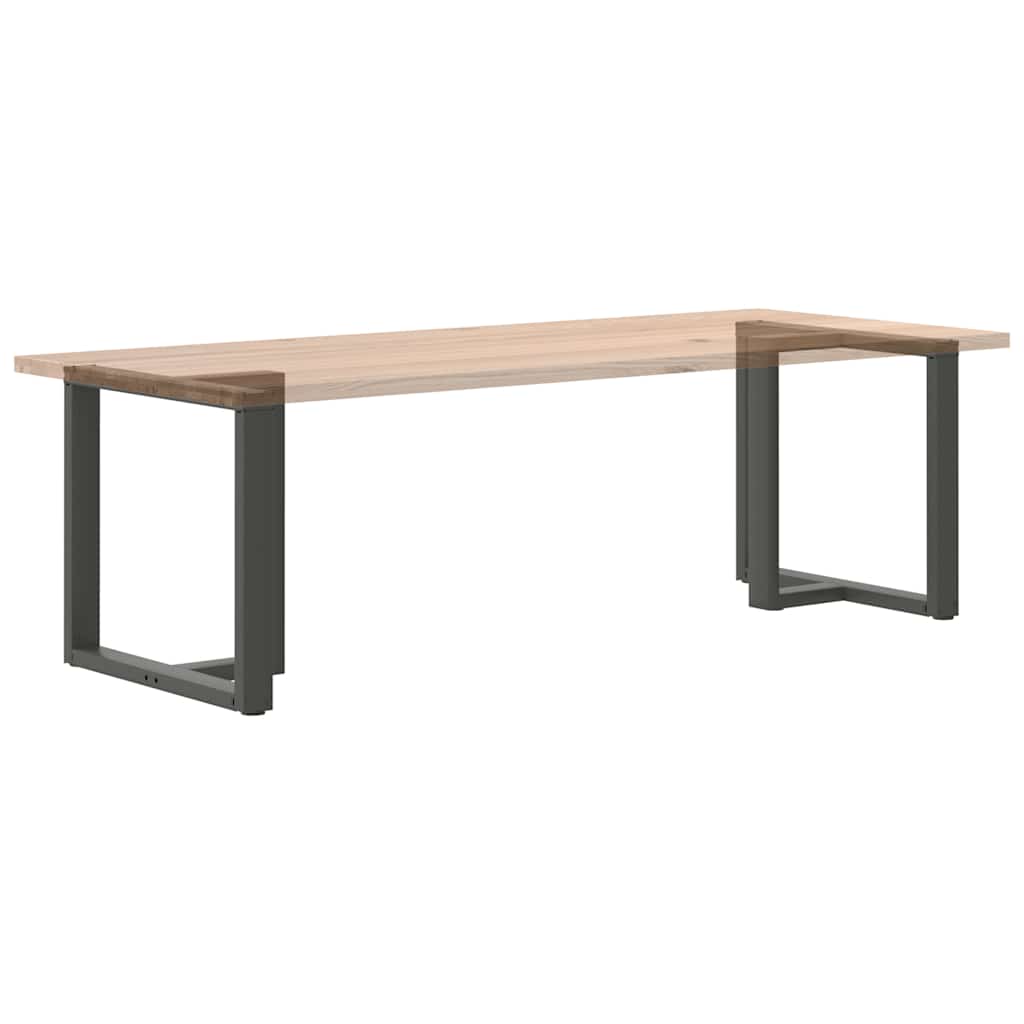 Valgomojo stalo kojos, T formos, 2 vnt., antracito spalvos, 80x35x(72 - 73) cm, plienas - Namų Idėja