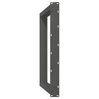 Valgomojo stalo kojos, U formos, 2 vnt., antracito spalvos, 100x(72 - 73) cm, plienas - Namų Idėja