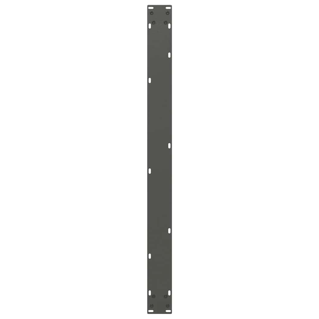 Valgomojo stalo kojos, U formos, 2 vnt., antracito spalvos, 100x(72 - 73) cm, plienas - Namų Idėja