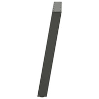 Valgomojo stalo kojos, U formos, 2 vnt., antracito spalvos, 100x(72 - 73) cm, plienas - Namų Idėja