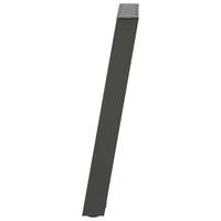 Valgomojo stalo kojos, U formos, 2 vnt., antracito spalvos, 50x(72 - 73) cm, plienas - Namų Idėja